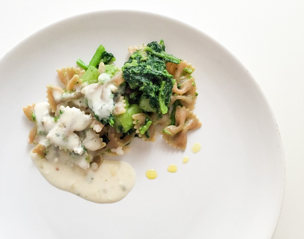 Integrali cime di rapa e zola