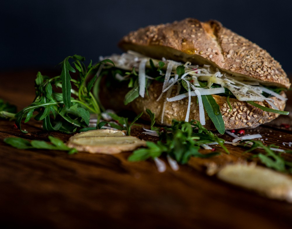 Panino rucola e grana