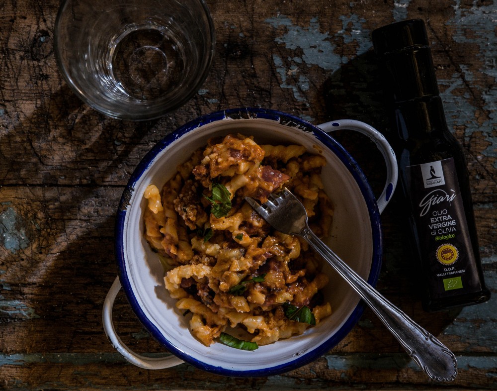 Busiate con le melanzane 