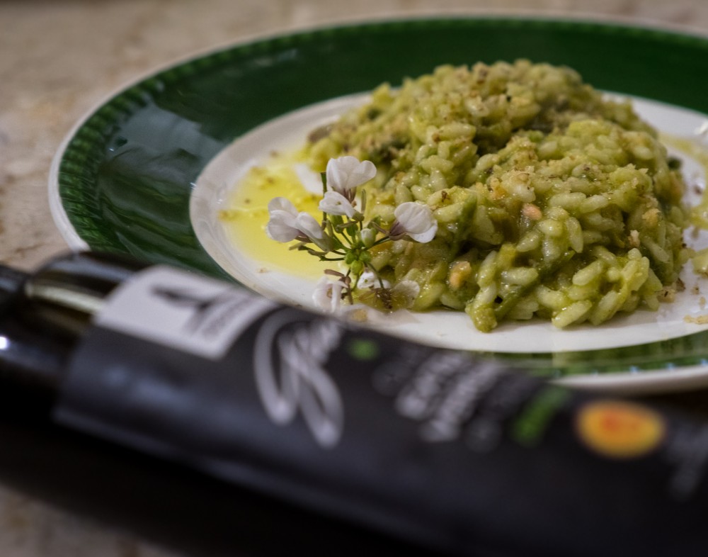 Risotto asparagi e salmone